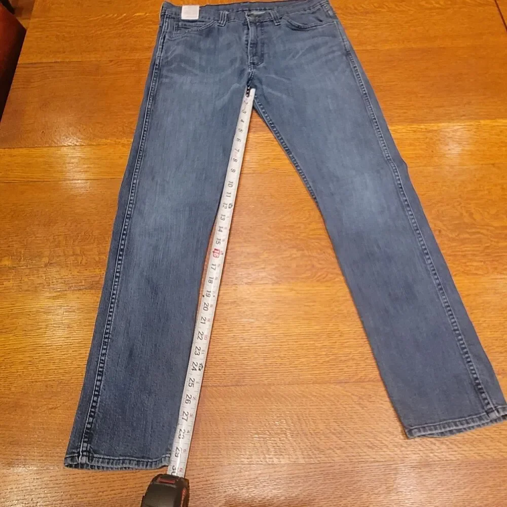 Levi's 508 Jeans Men's Blue Denim Regular Taper, 32x32, Black Tab